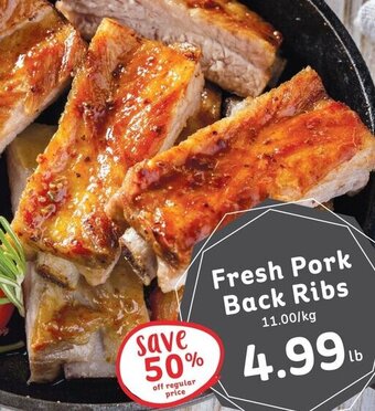 IGA Fresh Pork Back Ribs offer
