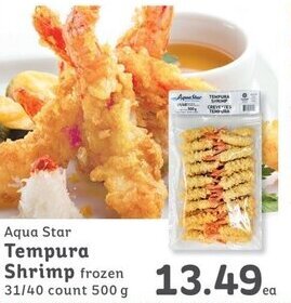 IGA Aqua Star Tempura Shrimp frozen offer