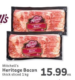 IGA Mitchell's Heritage Bacon offer
