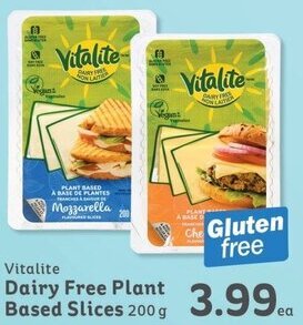 IGA Vitalite Dairy Free Plant Based Slices 200g offer