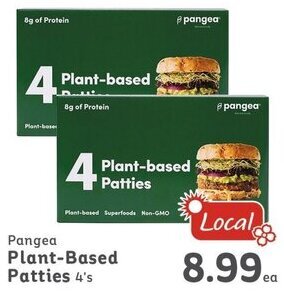 IGA Pangea Plant-Based Patties offer