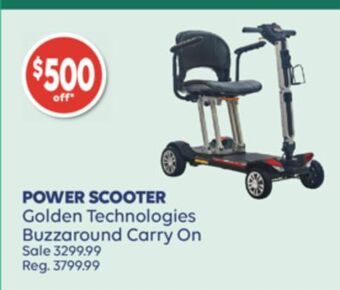 Wellwise by Shoppers Power scooter golden technologies buzzaround carry on offer