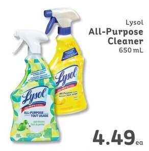 IGA Lysol All-Purpose Cleaner offer