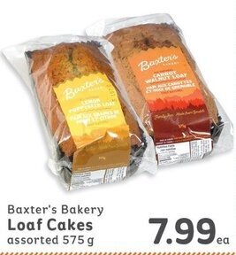 IGA Baxter's Bakery Loaf Cakes offer