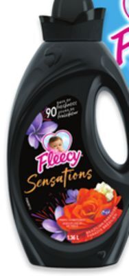 Walmart Fleecy fabric softener 1.36 l or dryer sheets 80s offer