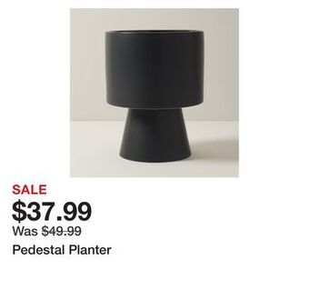 Chapters Indigo Pedestal planter offer