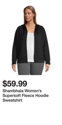 Mark's Shambhala women's supersoft fleece hoodie sweatshirt offer