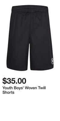 Mark's Youth boys' woven twill shorts offer