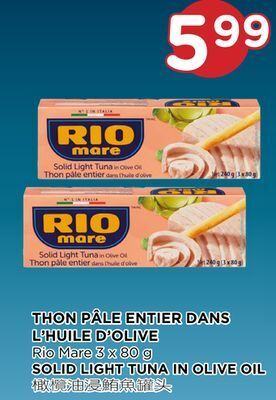 Kim Phat Rio mare solid light tuna in olive oil offer