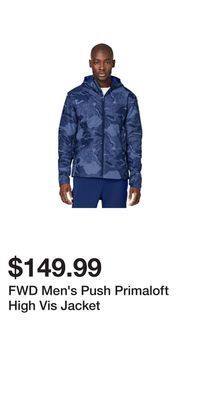 Sport Chek Fwd men's push primaloft high vis jacket offer