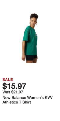 Sport Chek New balance women's kvv athletics t shirt offer