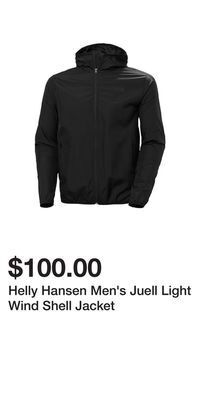 Sport Chek Helly hansen men's juell light wind shell jacket offer