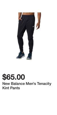 Sport Chek New balance men's tenacity kint pants offer