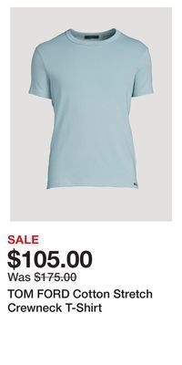 Holt Renfrew Tom ford cotton stretch crewneck t-shirt offer
