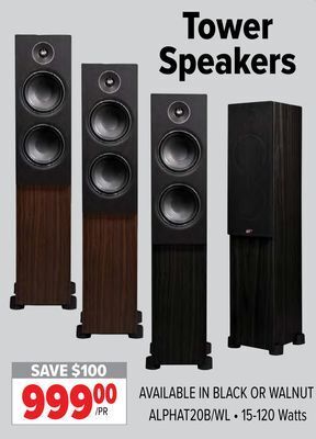 2001 Audio Video Tower speakers offer