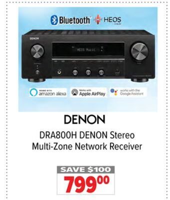 2001 Audio Video Denon stereo multi-zone network receiver offer