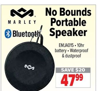 2001 Audio Video Marley no bounds portable speaker offer