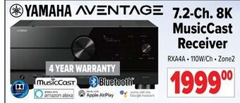 2001 Audio Video Yamaha 7.2-ch. 8k musiccast receiver offer