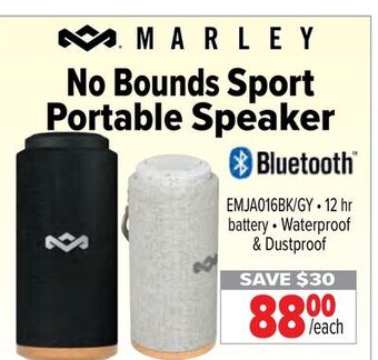 2001 Audio Video Marley no bounds sport portable speaker offer