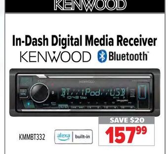 2001 Audio Video Kenwood in-dash digital media receiver offer