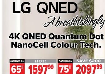 2001 Audio Video Lg 4k qned quantum dot nanocell colour tech 65 offer