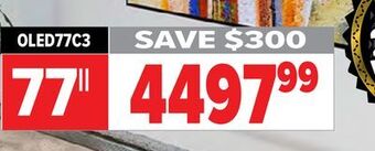 2001 Audio Video Lg 77 oled evo powered by a9 gen6 ai processor 4k with brightness booster offer