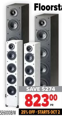 2001 Audio Video Floorstanding speaker offer