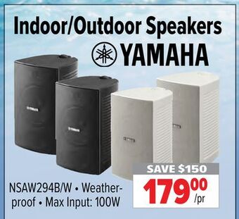 2001 Audio Video Yamaha indoor/outdoor speakers offer