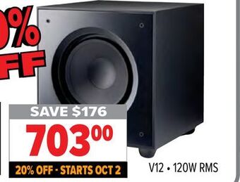 2001 Audio Video 12 defiance subwoofer offer