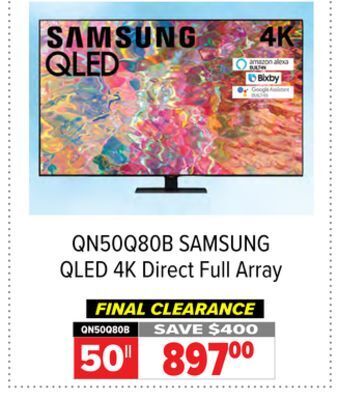2001 Audio Video Samsung 50 qled 4k direct full array offer