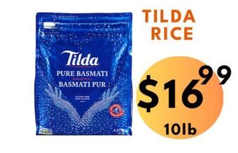 Food World Supermarket Tilda rice offer