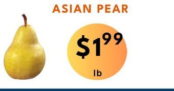 Food World Supermarket Asian pear offer