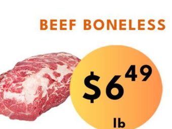 Food World Supermarket Beef boneless offer