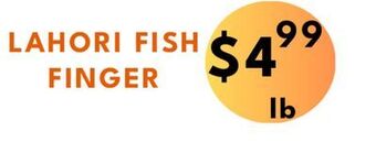 Food World Supermarket Lahori fish finger offer