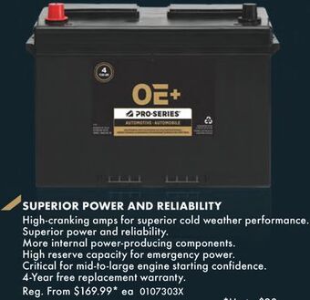 PartSource Oe superior power and reliability offer