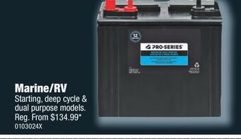 PartSource Pro-series marine/rv offer