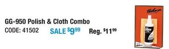 Long & McQuade Gibson polish & cloth combo offer