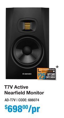 Long & McQuade Adam audio t7v active nearfield monitor (single) offer