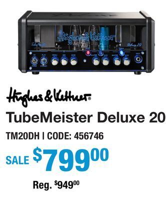 Long & McQuade Hughes & kettner tubemeister deluxe 20 head offer