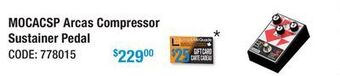 Long & McQuade Maestro effects arcas compressor sustainer pedal offer