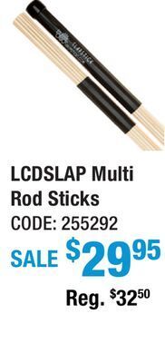 Long & McQuade Los cabos drumsticks multi rod sticks offer