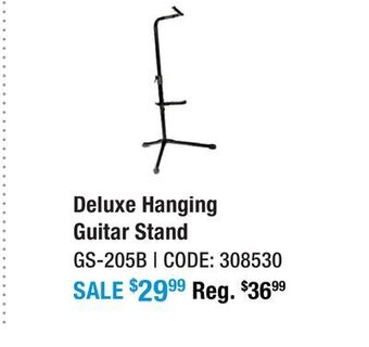 Long & McQuade Yorkville deluxe hanging guitar stand offer