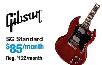 Long & McQuade Gibson sg standard offer