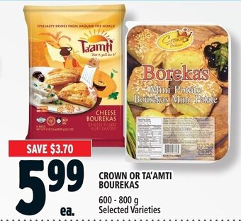 Metro CROWN OR TA'AMTI BOUREKAS offer
