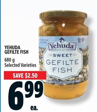 Metro YEHUDA GEFILTE FISH offer