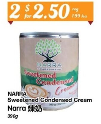 Btrust Supermarket NARRA Sweetened Condensed Cream offer