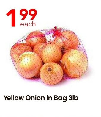 Lucky Supermarket Yellow Onion in Bag 3lb offer