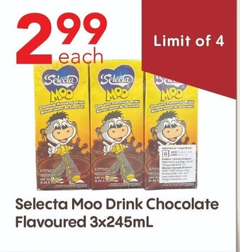 Lucky Supermarket Selecta Moo Drink Chocolate Flavoured 3x245mL offer