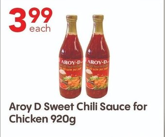 Lucky Supermarket Aroy D Sweet Chili Sauce for Chicken 920g offer