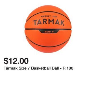 Decathlon Tarmak size 7 basketball ball - r 100 offer